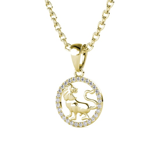 Leo Zodiac-hangers - Goud en kristal - Image 2