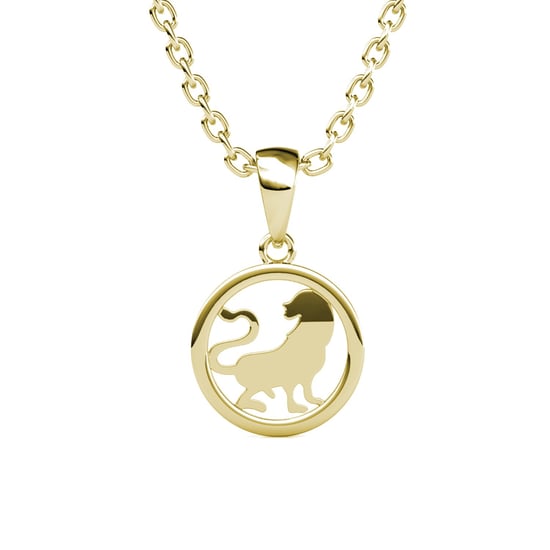 Leo Zodiac-hangers - Goud en kristal - Image 3