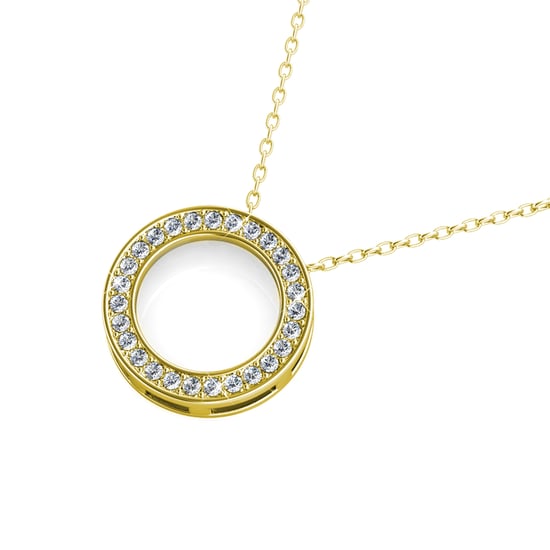 Ophir hangers - Goud en kristal - Image 3
