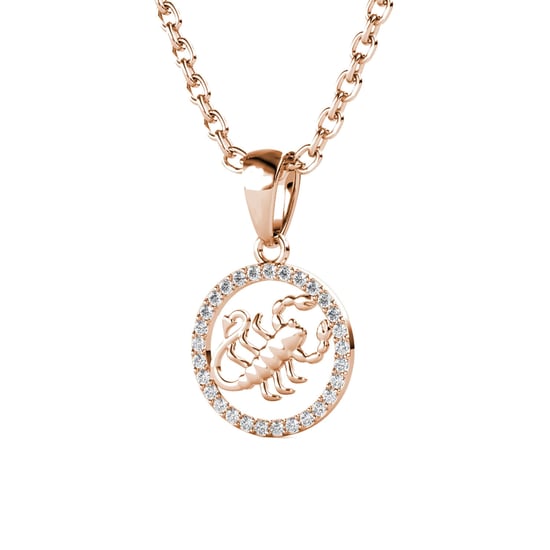 Schorpioen Zodiac Hangers - Roségoud en Kristal - Image 3