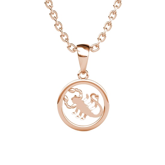 Schorpioen Zodiac Hangers - Roségoud en Kristal - Image 4