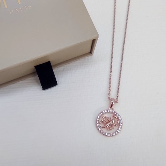 Schorpioen Zodiac Hangers - Roségoud en Kristal - Image 6