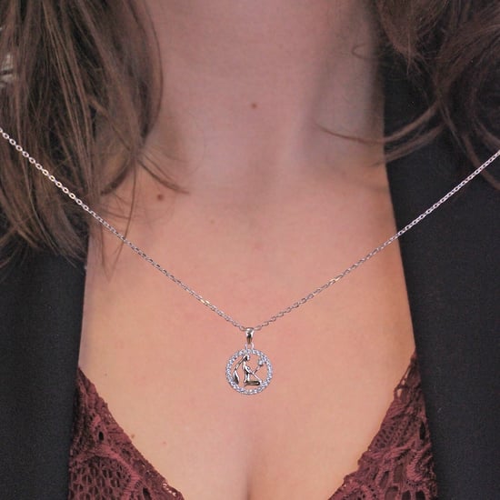 Maagd Zodiac Hangers - Zilver en Kristal - Image 2