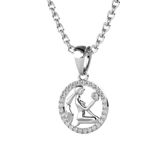 Maagd Zodiac Hangers - Zilver en Kristal - Image 3