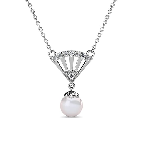 Ingride Parelhangers - Zilver en Kristal - Image 1