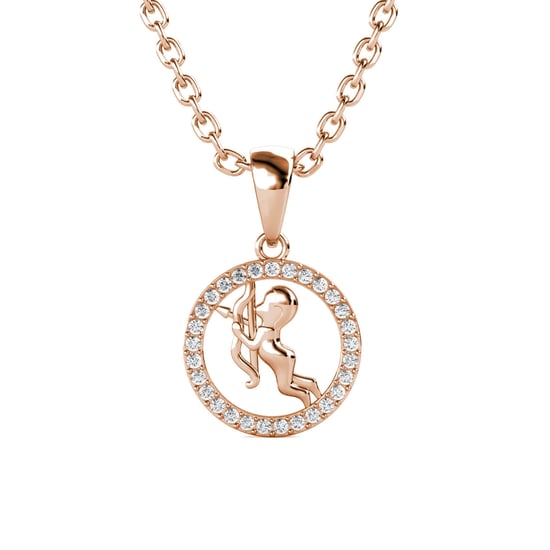 Boogschutter Zodiac Hangers - Roségoud en Kristal - Image 1