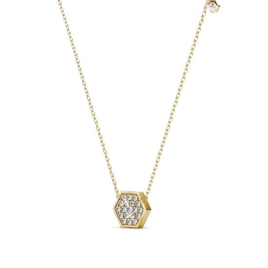 Hexagonhängen - guld och kristall - Image 2
