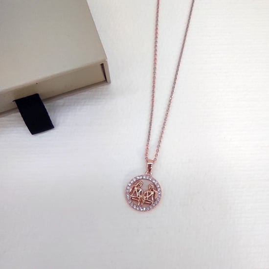Tweelingen Zodiac Hangers - Roségoud en Kristal - Image 6
