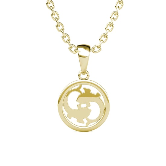 Vissen Zodiac hangers - Goud en kristal - Image 3
