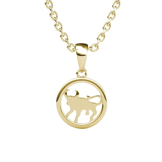 Stier Zodiac hangers - Goud en kristal - Image 2