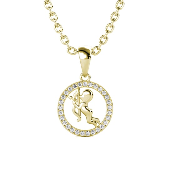 Skytten Zodiac Hängen - Guld och Kristall - Image 1