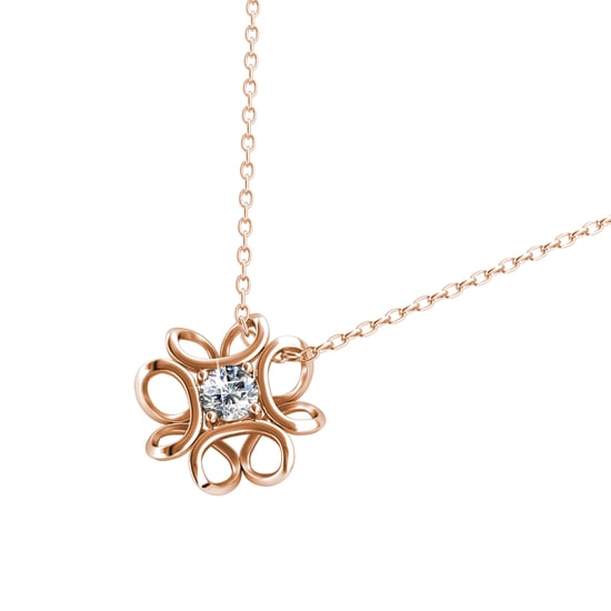 Påsklilja hängen - Rose Gold och Crystal - Image 3