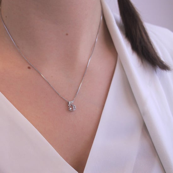 Nummer 5 hangers - Zilver en kristal - Image 2