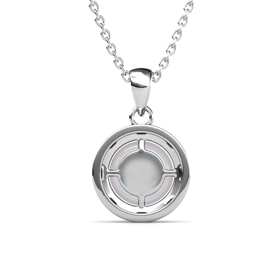 Circlet Pearl Hängen - Silver och Crystal - Image 4