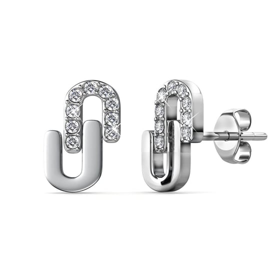 Union Örhängen - Silver och Kristall - Image 1