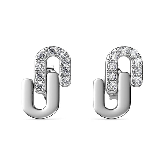 Union Örhängen - Silver och Kristall - Image 2