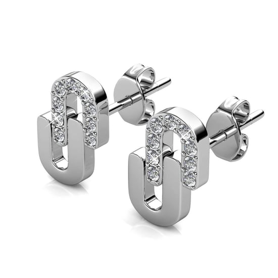 Union Örhängen - Silver och Kristall - Image 3