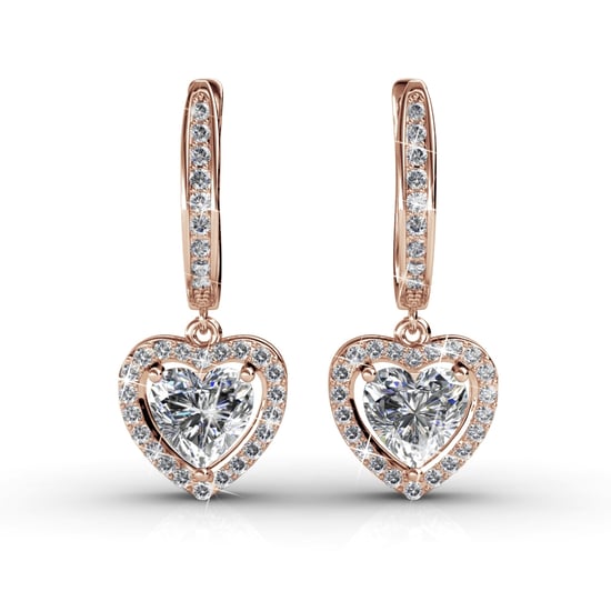 Only Love Oorbellen - Roségoud en Kristal - Image 1
