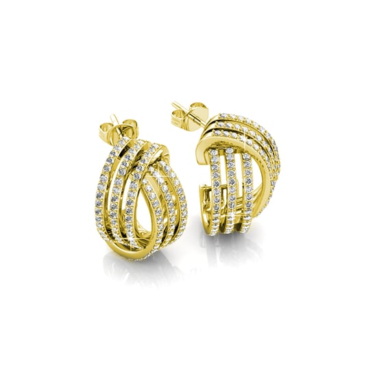 Cherish Oorbellen - Goud en Kristal - Image 2