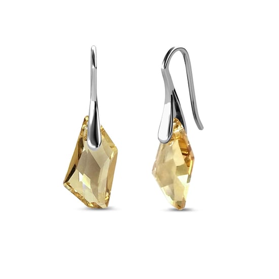 Zilveren ridderoorbellen - zilver en amber - Image 1