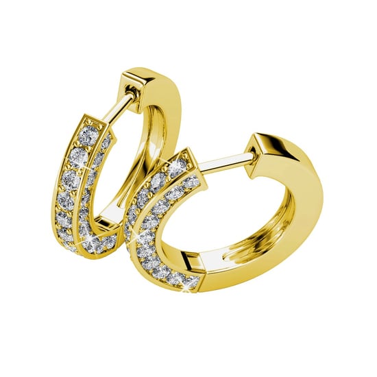 Perry örhängen - guld och kristall - Image 4