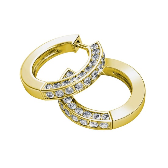 Perry örhängen - guld och kristall - Image 5