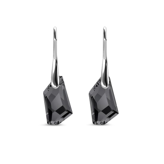 Zilveren ridderoorbellen - zilver en zwart - Image 2