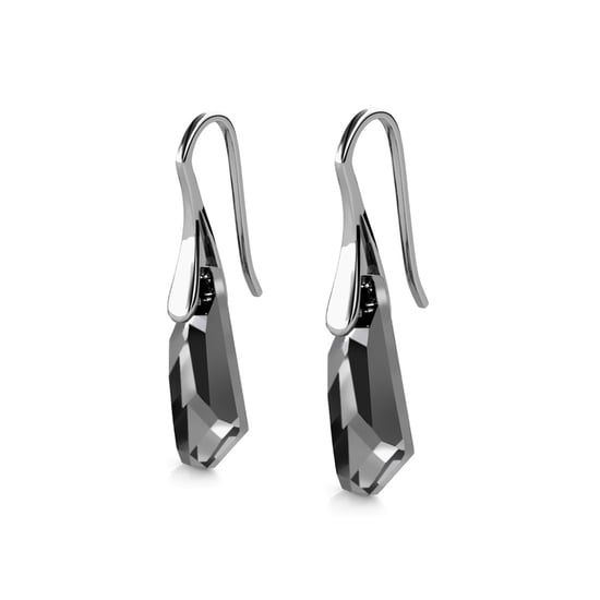 Zilveren ridderoorbellen - zilver en zwart - Image 3