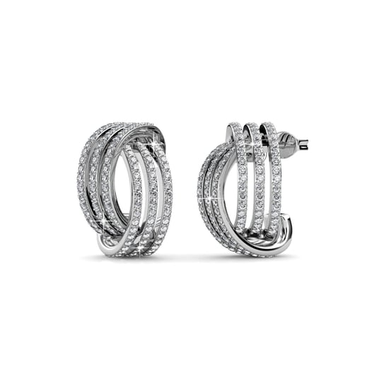 Cherish Oorbellen - Zilver en Kristal - Image 1