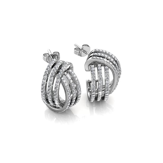 Cherish Oorbellen - Zilver en Kristal - Image 2