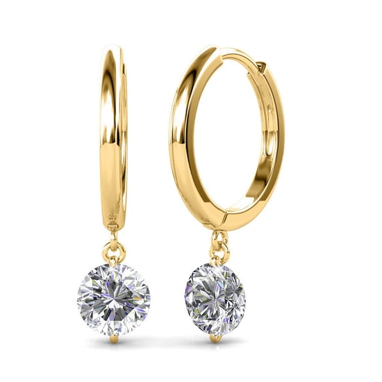 Grace Oorbellen - Goud en Kristal - Image 1