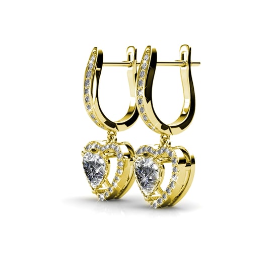 Only Love Oorbellen - Goud en Kristal - Image 2