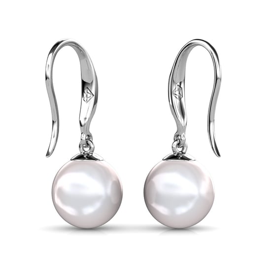 Parelhaak oorbellen - Zilver en kristal - Image 3