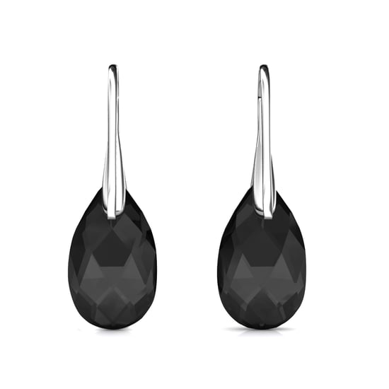 Teardrop Hook Örhängen - Silver och Svart - Image 5