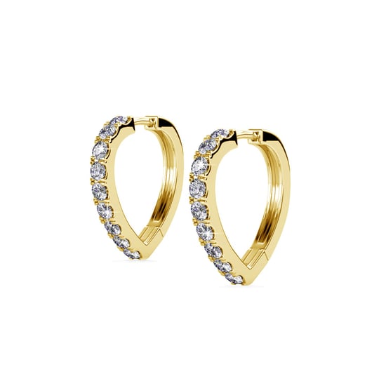 Ariane Oorbellen - Goud en Kristal - Image 3