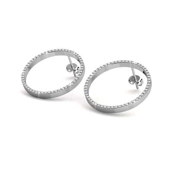 Olina Oorbellen - Zilver en Kristal - Image 3