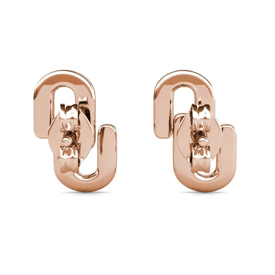 Union Örhängen - Rose Gold och Crystal - Image 4