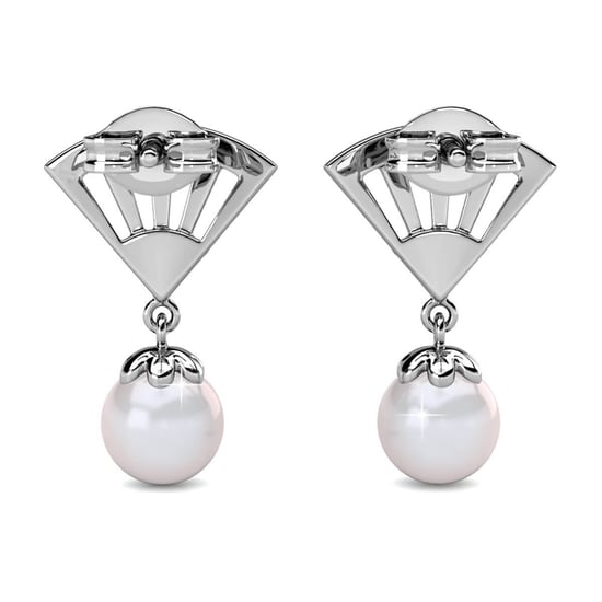 Ingrid Pärlörhängen - Silver och Kristall - Image 4