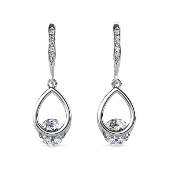 Tristin Hook Oorbellen - Zilver en Kristal - Image 3