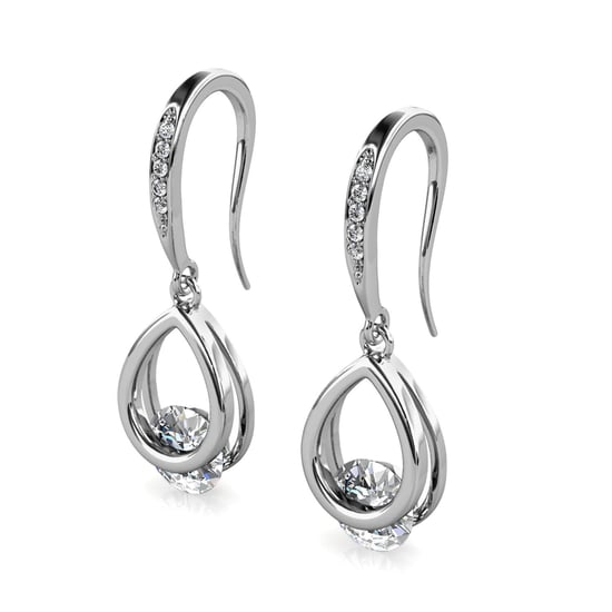 Tristin Hook Oorbellen - Zilver en Kristal - Image 4