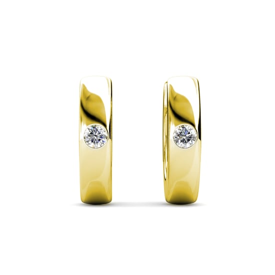 Ringen Oorbellen - Goud en Kristal - Image 2