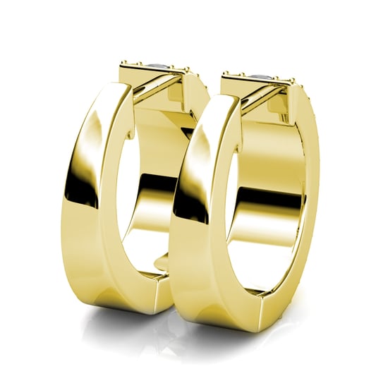 Olena oorbellen - goud en kristal - Image 4