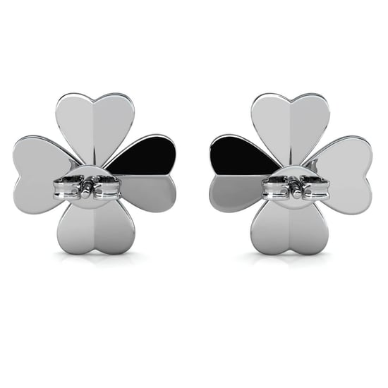 Clover Petal Örhängen - Silver och Crystal - Image 5