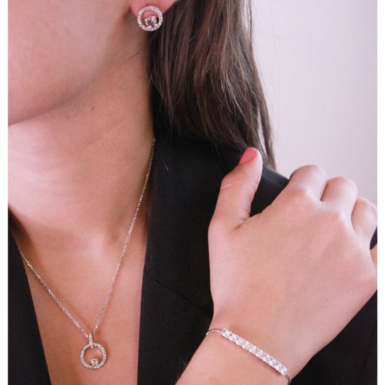Mia Amory Sets - Silver and Crystal - Image 2
