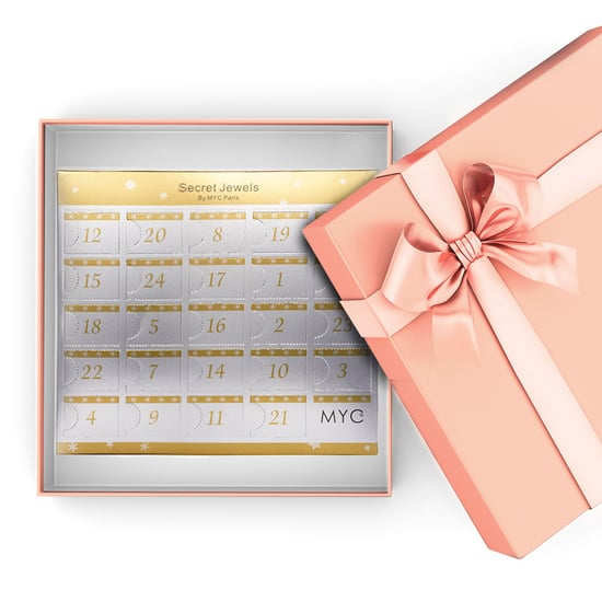 Adventskalender 12 juveler, 11 pärlor och 1 överraskning - roséguld och kristall - Image 1