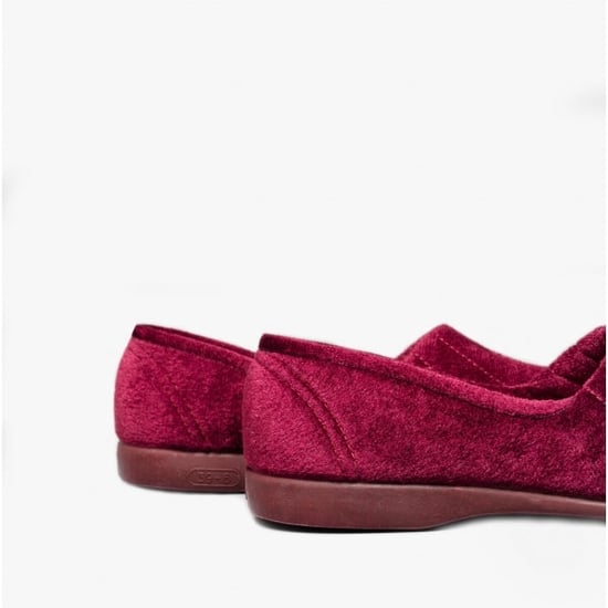 GBS AUDREY Womens Slippers Burgundy - Image 5