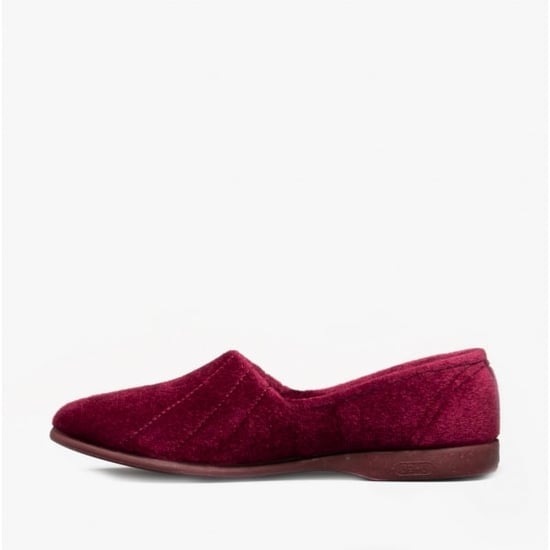 GBS AUDREY Womens Slippers Burgundy - Image 6