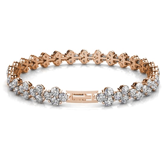 Prinsessenarmbanden - Roségoud en kristal - Image 2