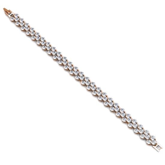 Prinsessenarmbanden - Roségoud en kristal - Image 4