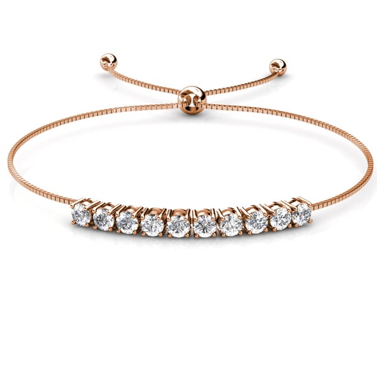 Crystal Mia armbanden - roségoud en kristal - Image 1